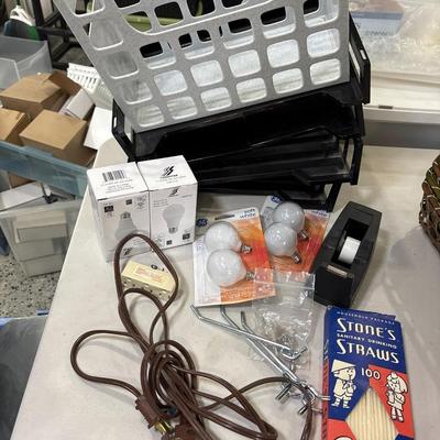 Lightbulbs, office supplies and more