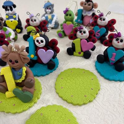 Polymer clay figurines