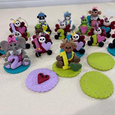 Polymer clay figurines