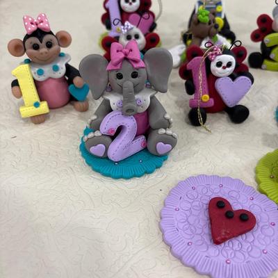 Polymer clay figurines