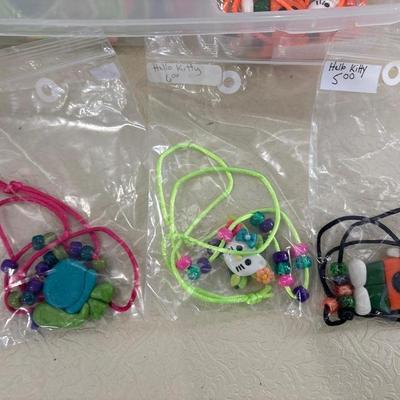 Polymer, necklaces, large group