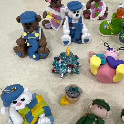 Polymer, clay figurines, handmade
