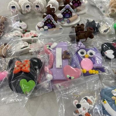 Polymer clay figurines