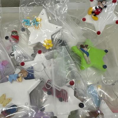 Polymer star, ornaments, and miscellaneous small figurines