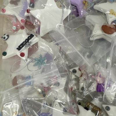 Polymer star, ornaments, and miscellaneous small figurines