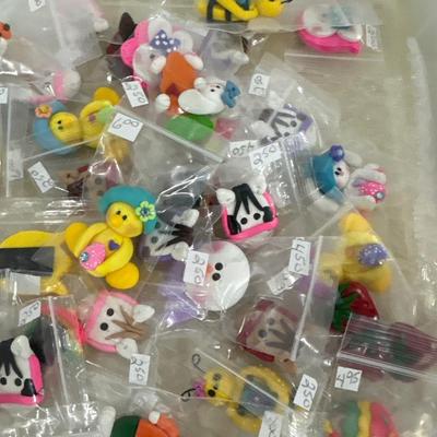 Polymer star, ornaments, and miscellaneous small figurines