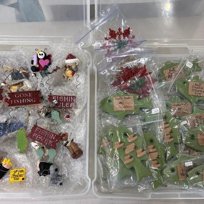 Fishing ornaments and others