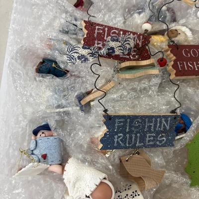 Fishing ornaments and others