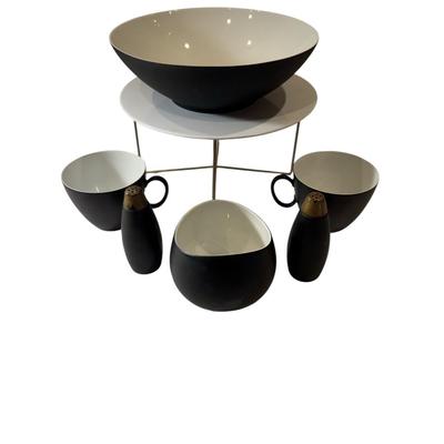 Continental China “Charcoal” by Raymond Loewy – Mid-Century Modern Set