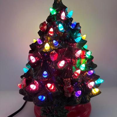 Christopher Radko Holiday Celebrations Lighted Holiday Christmas Tree