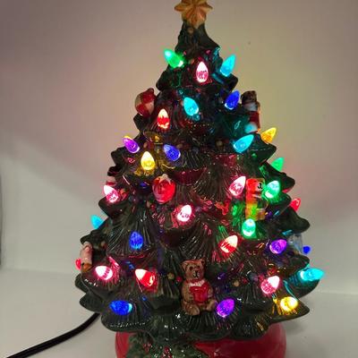 Christopher Radko Holiday Celebrations Lighted Holiday Christmas Tree