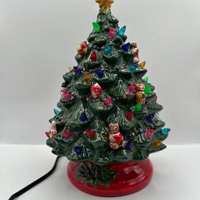 Christopher Radko Holiday Celebrations Lighted Holiday Christmas Tree