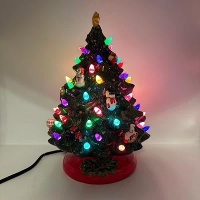 Christopher Radko Holiday Celebrations Lighted Holiday Christmas Tree