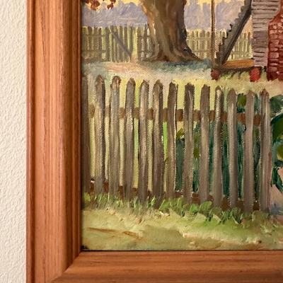 Framed Original Painting on Canvas by Juanita Courtney