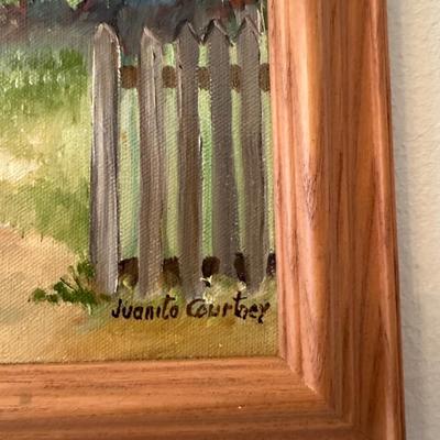 Framed Original Painting on Canvas by Juanita Courtney