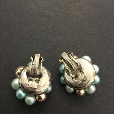 Vintage clip on earrings