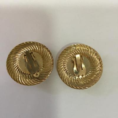 Vintage clip on earrings