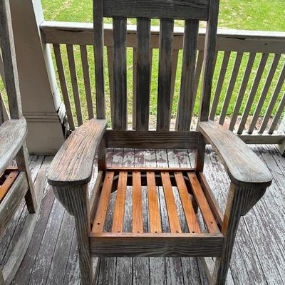 Handmade Cypress Rocking Chairs