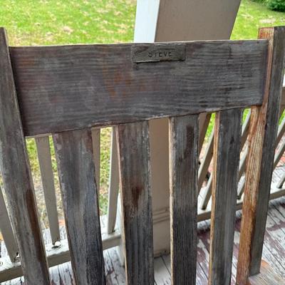 Handmade Cypress Rocking Chairs