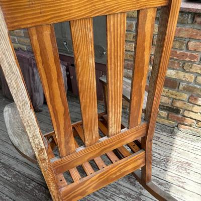 Handmade Cypress Rocking Chairs