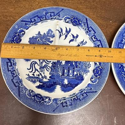 Sale Photo Thumbnail #58: Pair of divided plates, good condition.