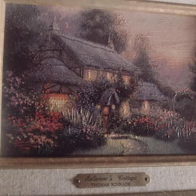 Thomas Kinkade Framed Lithograph 'Julianne's Cottage' with COA