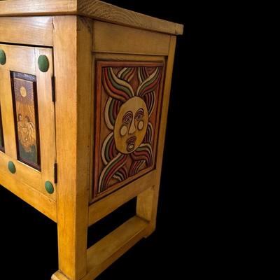 Mexican Folk Art Cabinet
