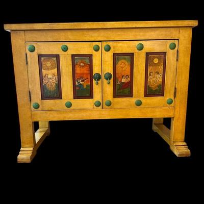 Mexican Folk Art Cabinet