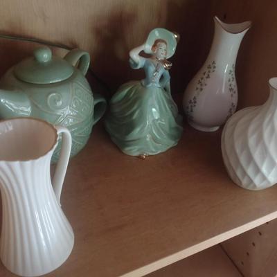 Collection of Ceramic and Pottery Vases and Other Some Lenox