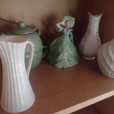 Collection of Ceramic and Pottery Vases and Other Some Lenox