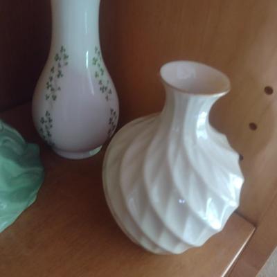 Collection of Ceramic and Pottery Vases and Other Some Lenox