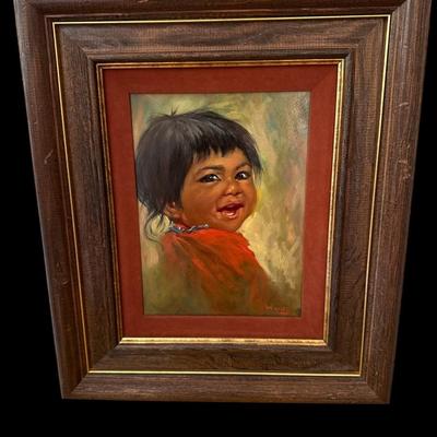Oil on panel