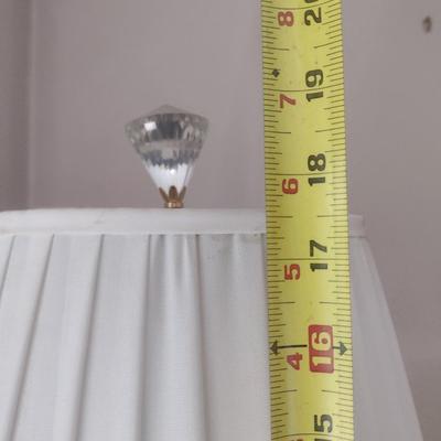 Crystal Round Glass Table Lamp