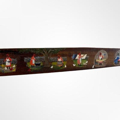 Original Painting on Antique Ironing Board by Juanita Courtney