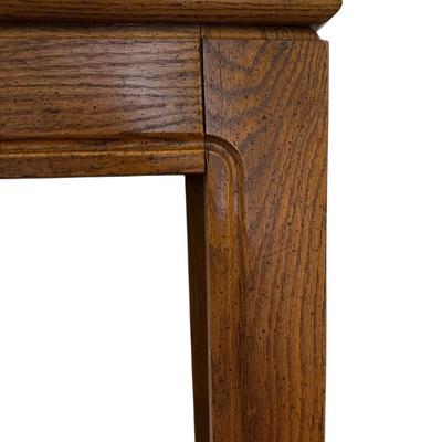 Oak console table