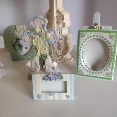 Collection of Vintage Porcelain Home Decor Items