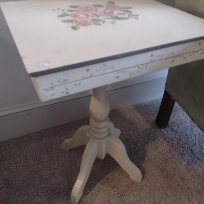 Painted French Country Design Accent Table