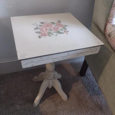 Painted French Country Design Accent Table