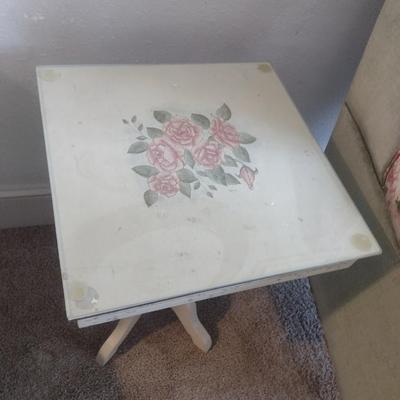 Painted French Country Design Accent Table