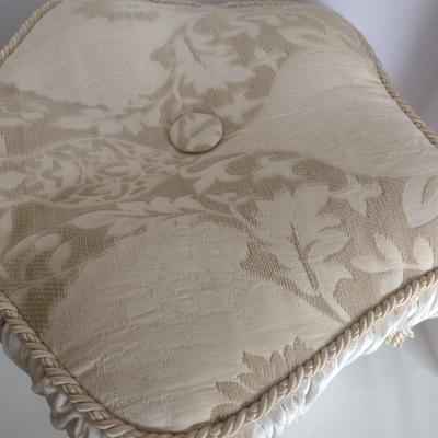 Upholstered Cushioned Ottoman