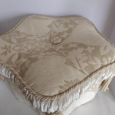 Upholstered Cushioned Ottoman