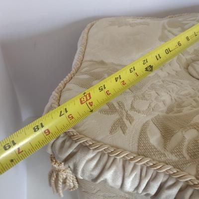 Upholstered Cushioned Ottoman