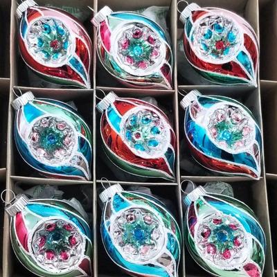 Shiny bright Christmas ornaments
