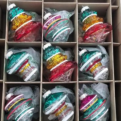 Shiny bright Christmas ornaments