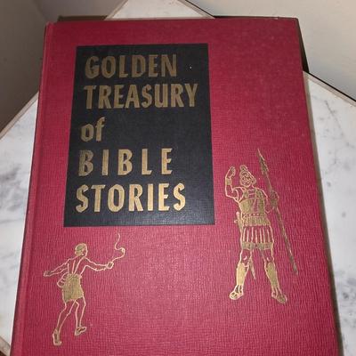 Vintage book, Golden Treasury of Bible Stories