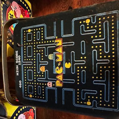 Vintage 1980s Pac-Man Metal Lunchboxes (3)