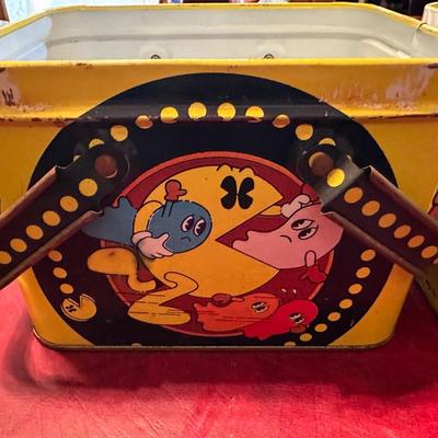 Vintage 1980s Pac-Man Metal Lunchboxes (3)