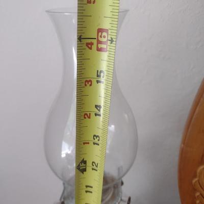 Oil Lamp with Glass Chimney