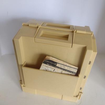 Vintage World Wide Media Sewing Case with Thread