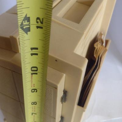 Vintage World Wide Media Sewing Case with Thread